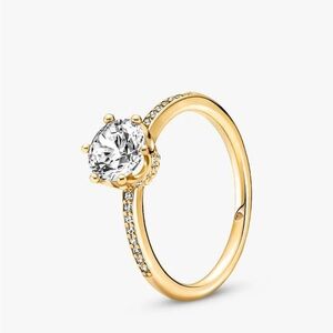 Pandora Gold Crown Ring